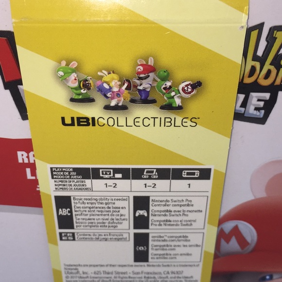 Mario + Rabbids Kingdom Battle Nintendo Switch Set Video Game New - Picture 8 of 13